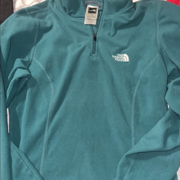 The North Face Sweaters - The North Face Aqua Quarter-Zip Fleece
